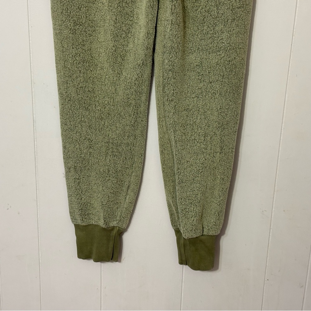 People of Leisure Green Joggers Size L Organic Cozy Lounge Sweatpants - Picture 9 of 11